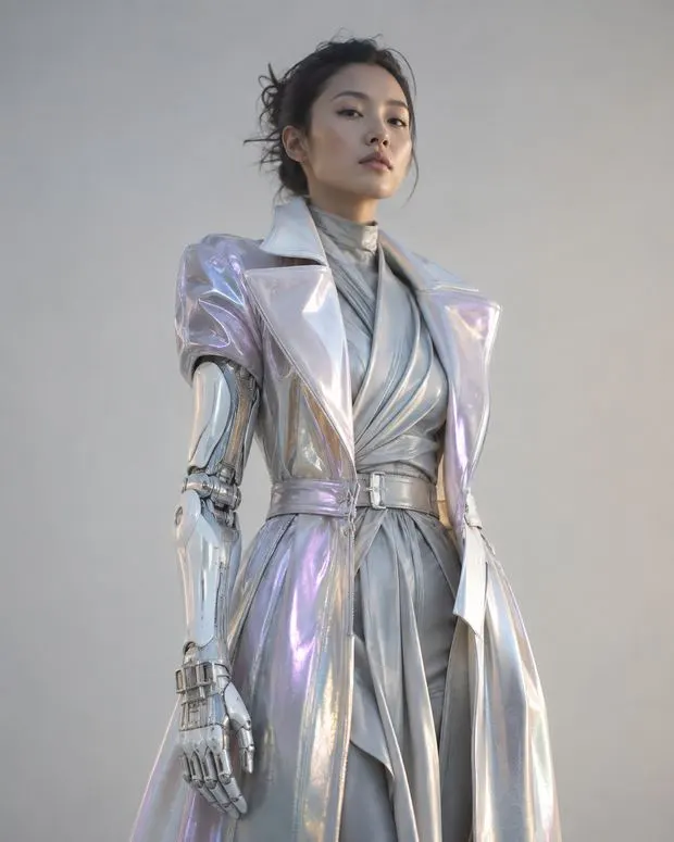 Enhanced fashion look — holographic tailoring
