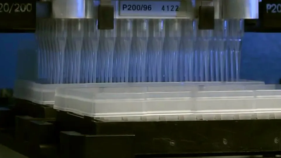 An automated sample-handling robot in a Japanese research institute